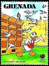 Grenada - 1988 - Walt Disney - 4 ¢ - Multicolor - Walt Disney, Olympic Games, Seul - Scott 1585 - Donald - 0